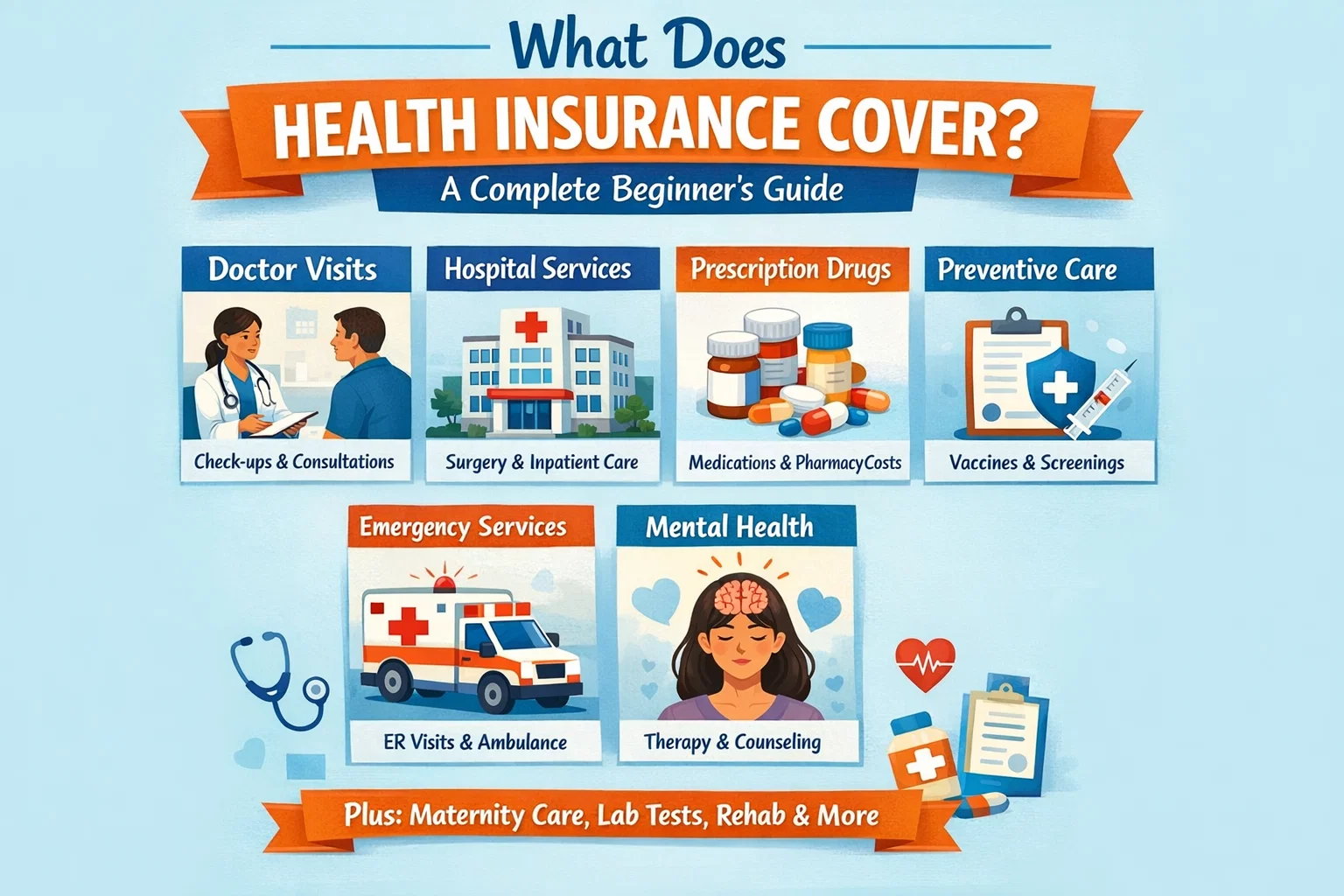 What Does Health Insurance Cover? A Complete Beginner’s Guide Hero Image